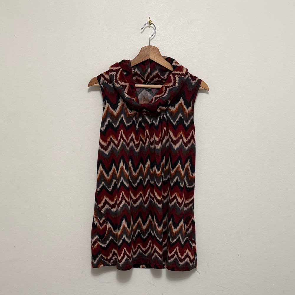 Papillon Patterned Cowl Neck Tunic / Dress